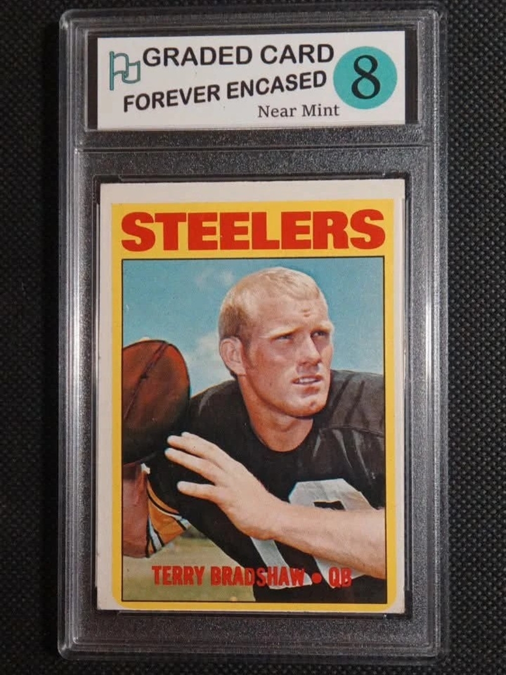 1972 Topps #150 Terry Bradshaw Second Year Card NFL HOF ( 100% AUTHENTIC ) 🔥